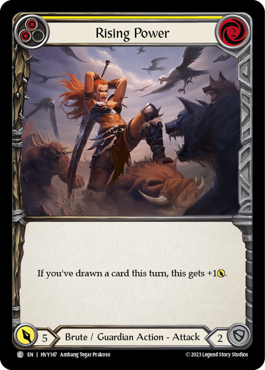 Rising Power (Yellow) | Common [Rainbow Foil]