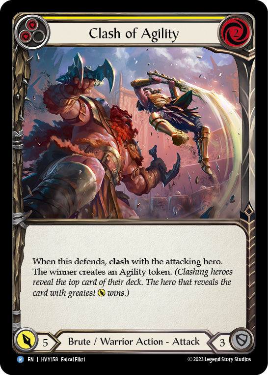 Clash of Agility (Yellow) | Rare [Non Foil]