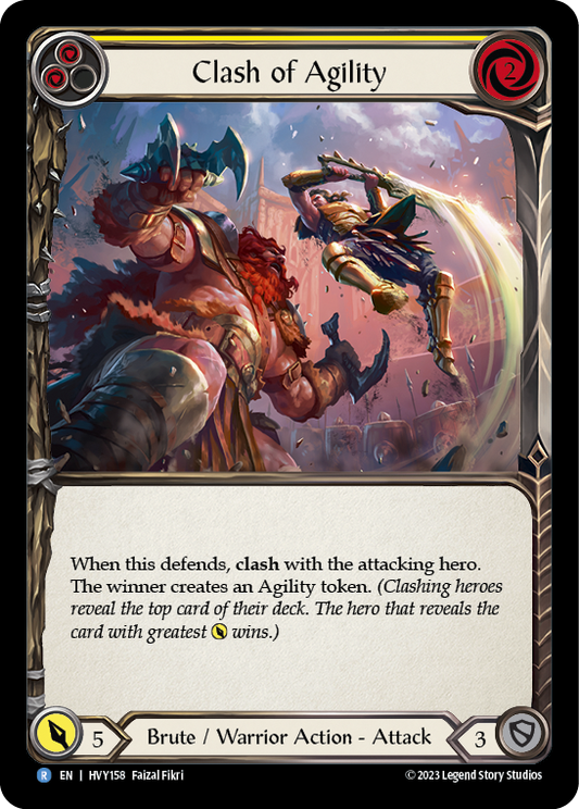 Clash of Agility (Yellow) | Rare [Non Foil]