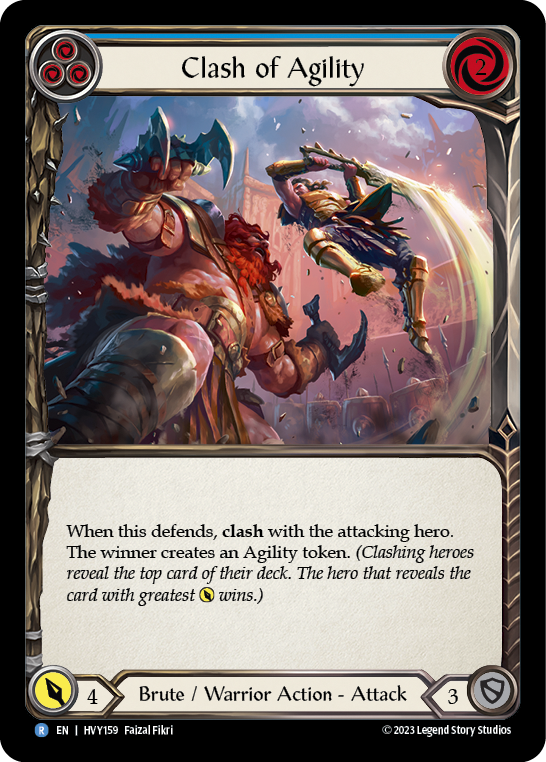 Clash of Agility (Blue) | Rare [Non Foil]