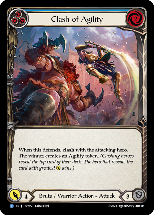 Clash of Agility (Blue) | Rare [Non Foil]