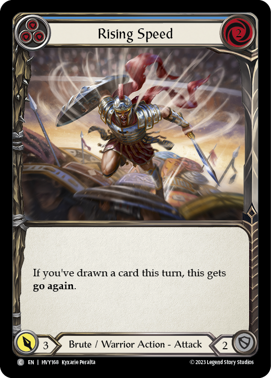 Rising Speed (Blue) | Common [Rainbow Foil]