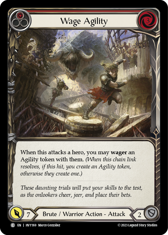 Wage Agility (Red) | Common [Rainbow Foil]
