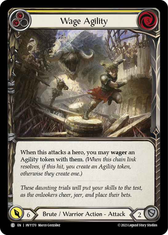 Wage Agility (Yellow) | Common [Rainbow Foil]