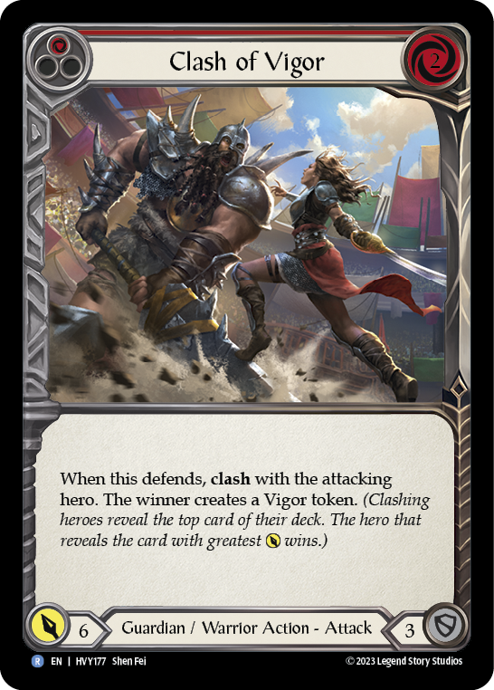 Clash of Vigor (Red) | Rare [Non Foil]