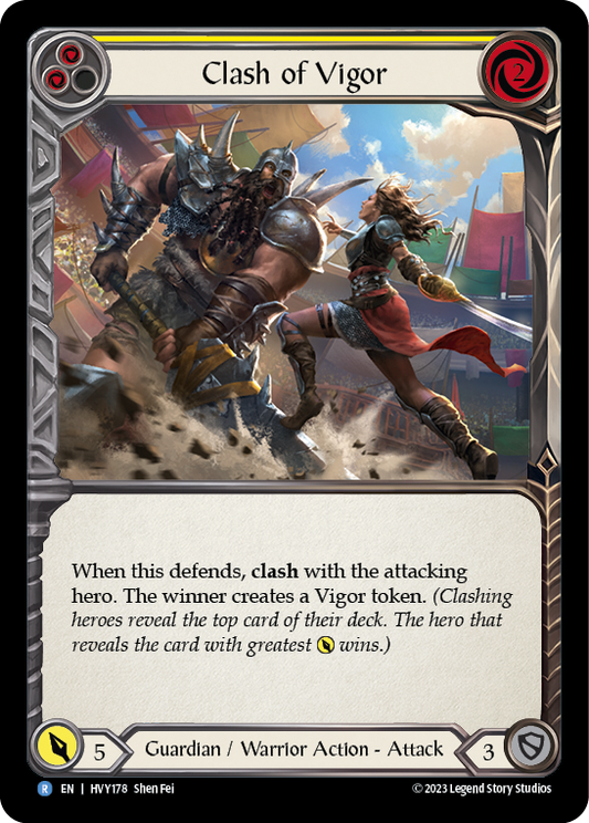 Clash of Vigor (Yellow) | Rare [Non Foil]