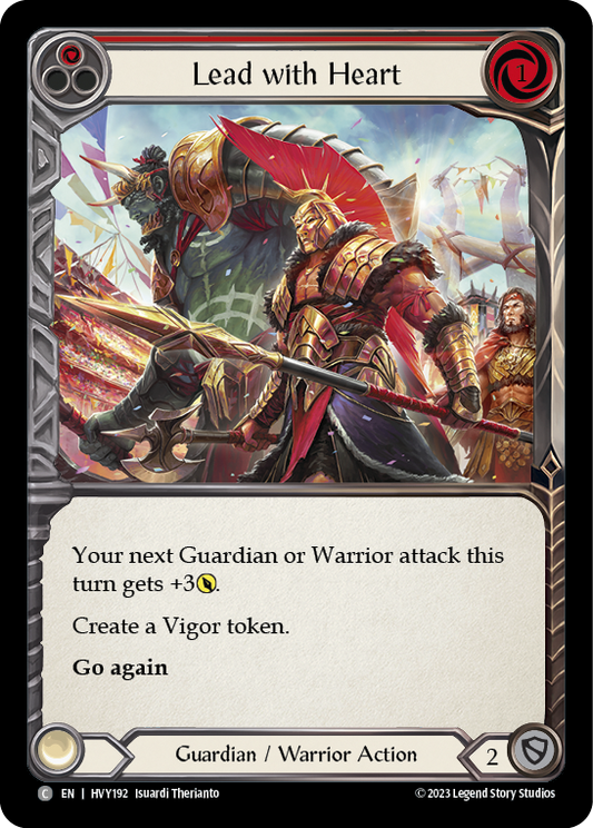Lead with Heart (Red) | Common [Rainbow Foil]