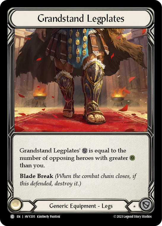 Grandstand Legplates | Common [Cold Foil]