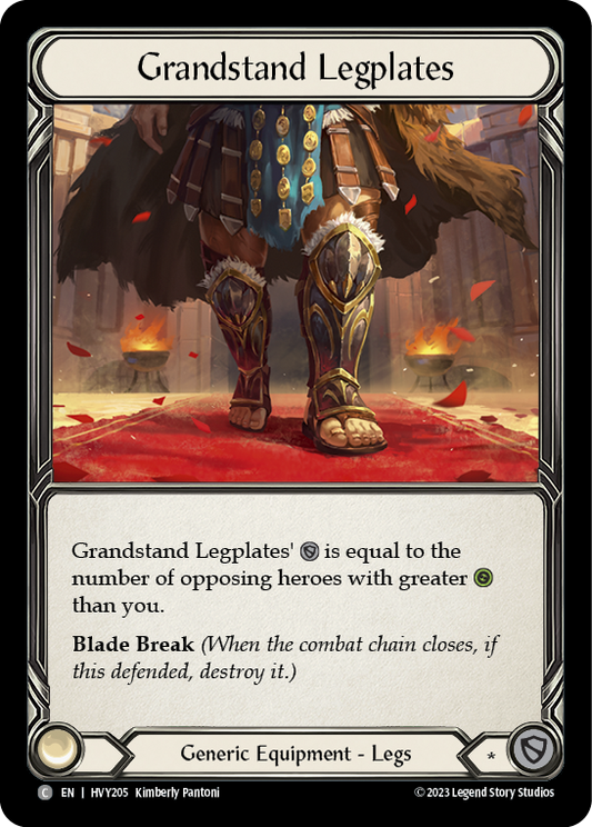 Grandstand Legplates | Common [Cold Foil]