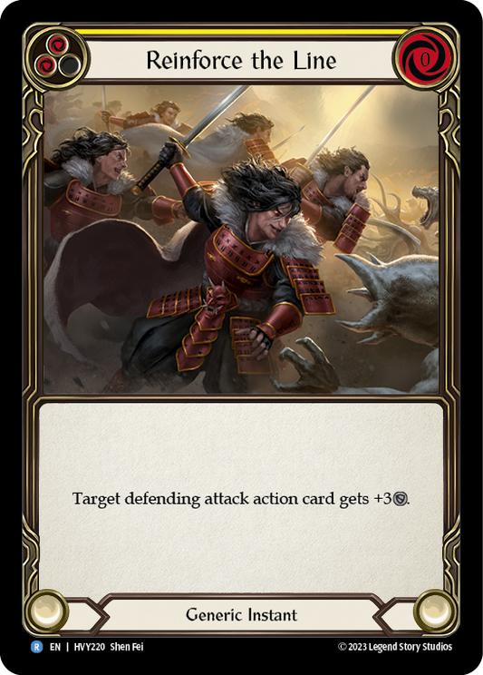 Reinforce the Line (Yellow) | Rare [Non Foil]