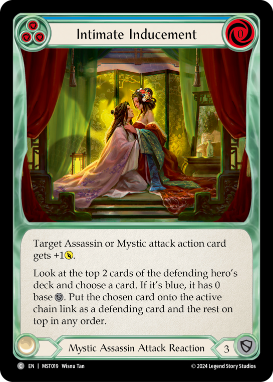 Intimate Inducement (Blue) | Common [Non Foil]