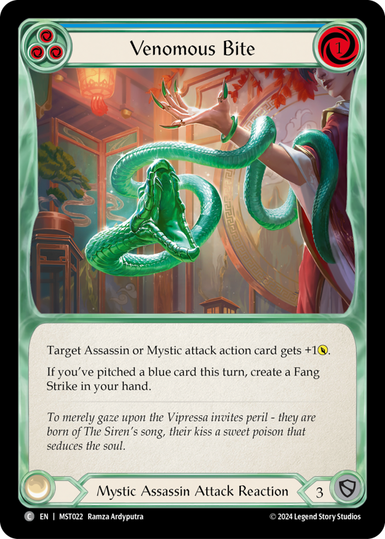 Venomous Bite (Blue) | Common [Non Foil]