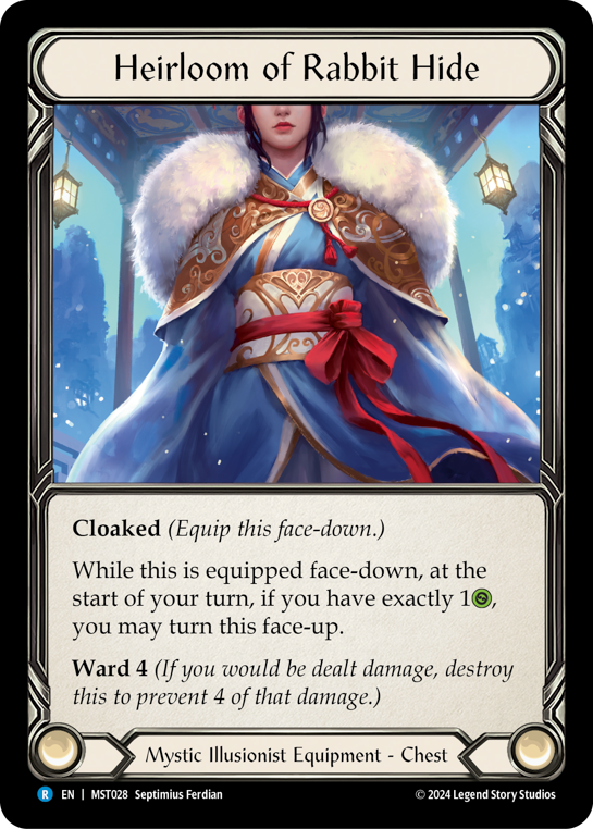 Heirloom of Rabbit Hide | Rare [Cold Foil]