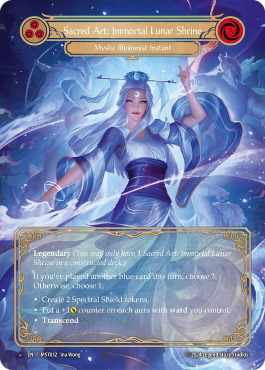 Sacred Art: Immortal Lunar Shrine // Inner Chi | Marvel [Double-sided Cold Foil]