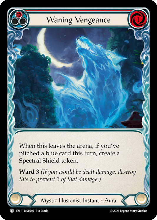 Waning Vengeance (Red) | Common [Non Foil]