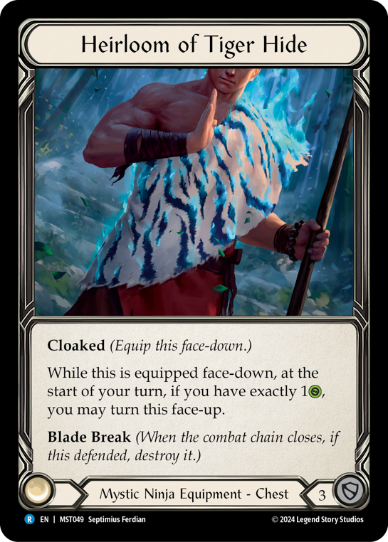 Heirloom of Tiger Hide | Rare [Cold Foil]