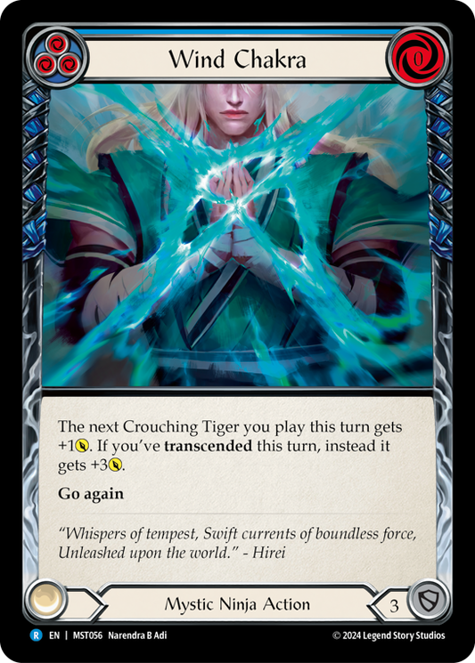 Wind Chakra (Blue) | Rare [Non Foil]