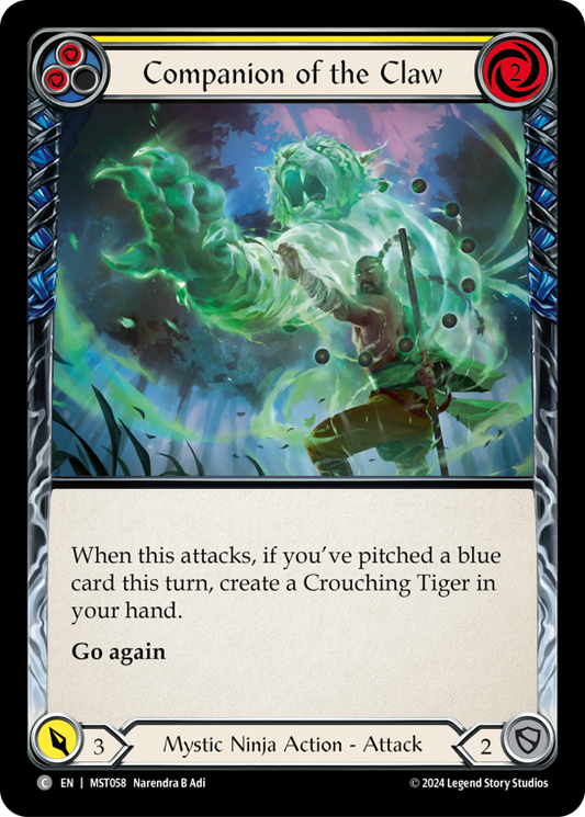 Companion of the Claw (Yellow) | Common [Non Foil]