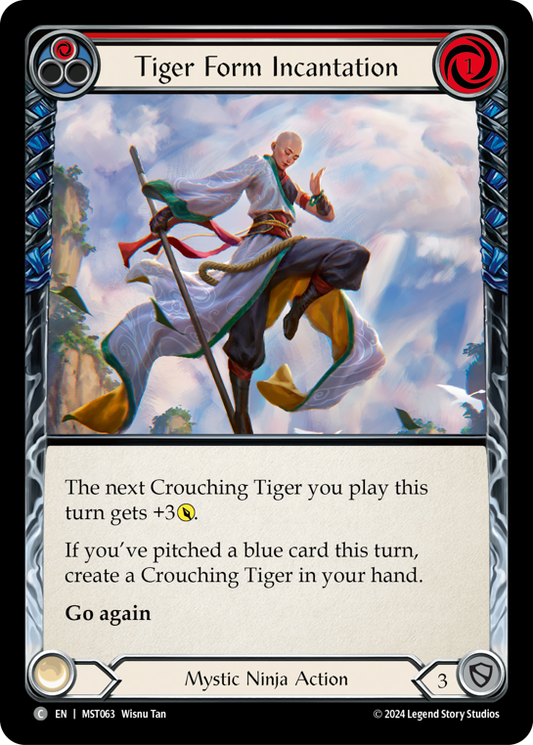 Tiger Form Incantation (Red) | Common [Non Foil]