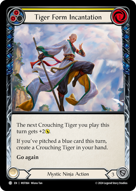 Tiger Form Incantation (Yellow) | Common [Non Foil]