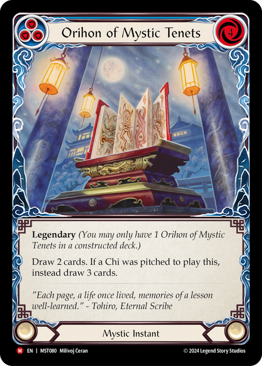 Orihon of Mystic Tenets | Majestic [Non Foil]