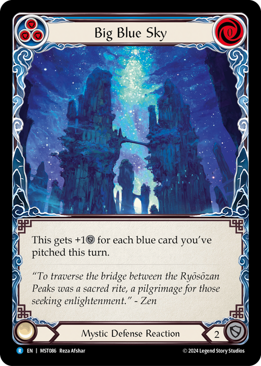Big Blue Sky  | Rare [Non Foil]
