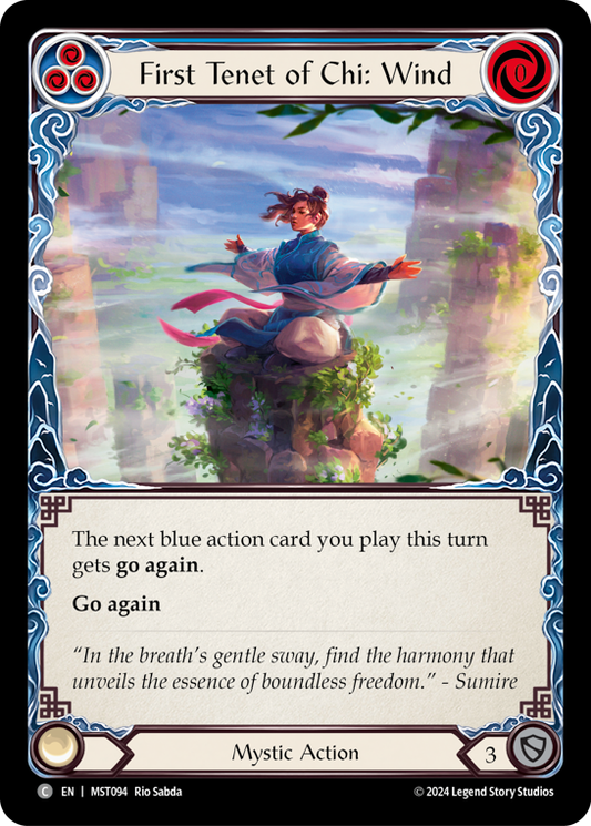 First Tenet of Chi: Wind | Common [Rainbow Foil]