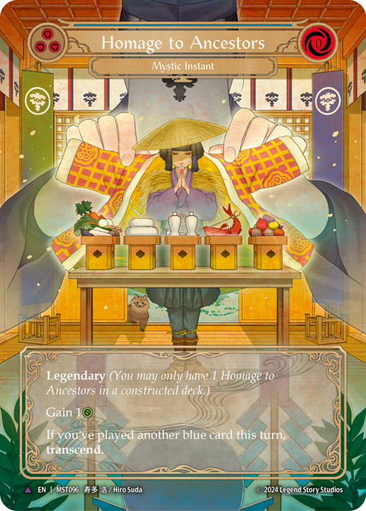 Homage to Ancestors // Inner Chi | Marvel [Double-sided Cold Foil]