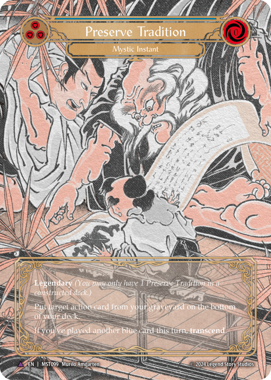 Preserve Tradition // Inner Chi | Marvel [Double-sided Cold Foil]