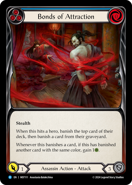 Bonds of Attraction (Blue) | Rare [Non Foil]