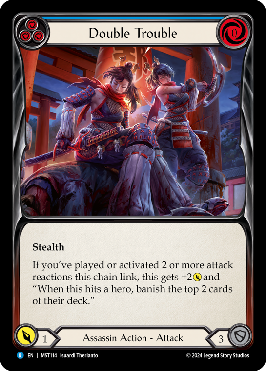 Double Trouble (Blue) | Rare [Non Foil]