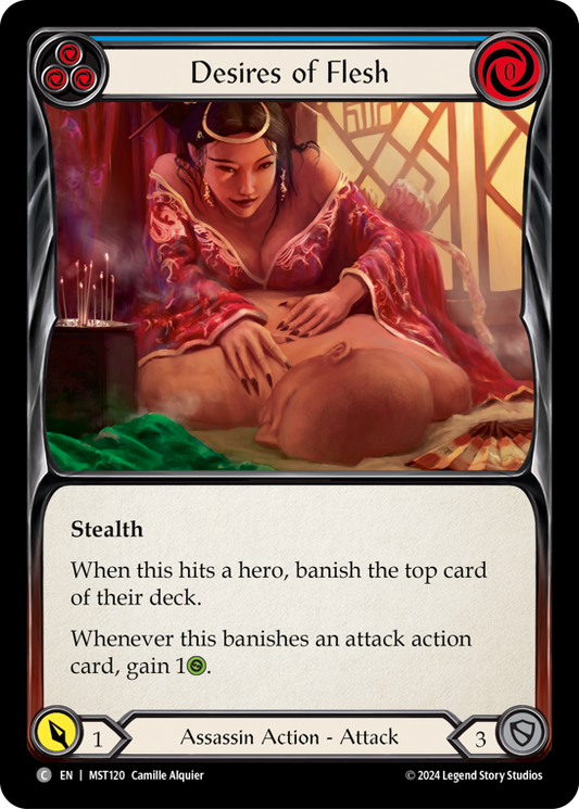 Desires of Flesh (Blue) | Common [Non Foil]
