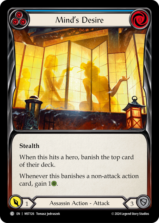 Mind's Desire (Blue) | Common [Non Foil]