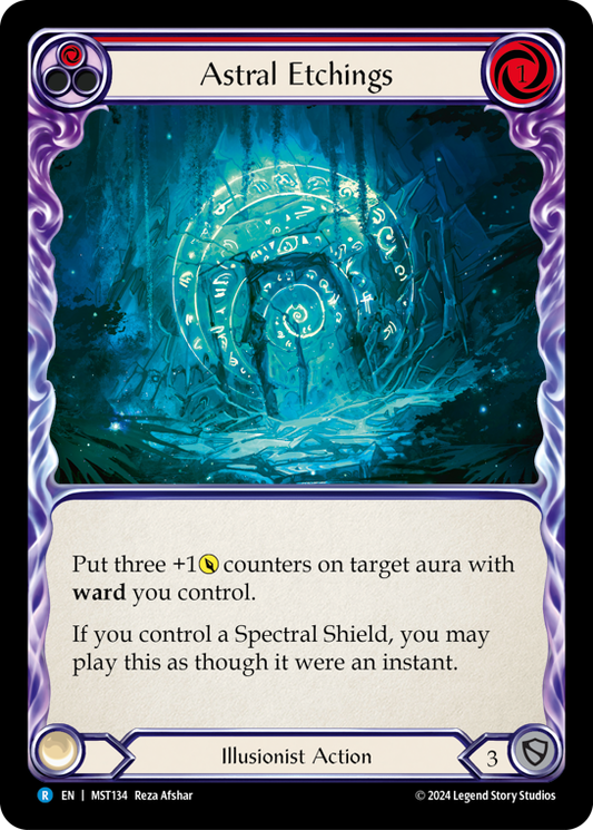 Astral Etchings (Red) | Rare [Rainbow Foil]