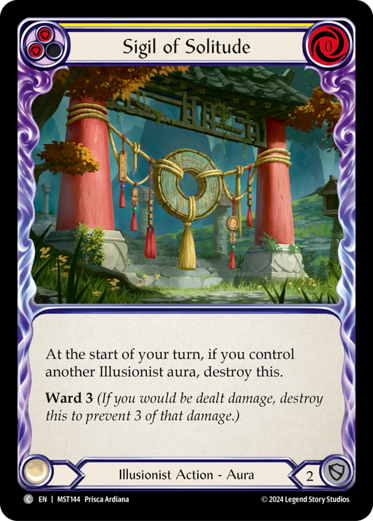 Sigil of Solitude (Yellow) | Common [Rainbow Foil]
