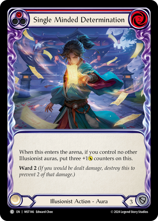 Single Minded Determination (Red) | Common [Non Foil]