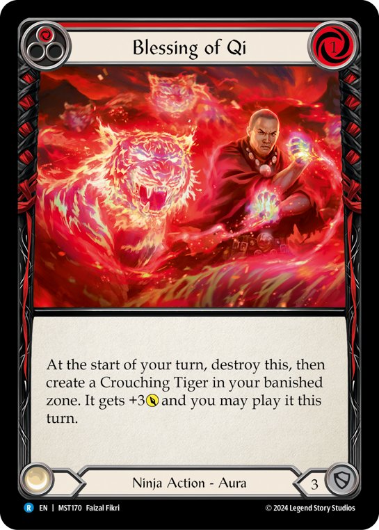 Blessing of Qi (Red) | Rare [Non Foil]