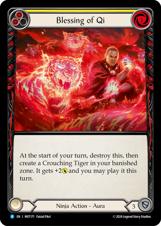 Blessing of Qi (Yellow) | Rare [Non Foil]