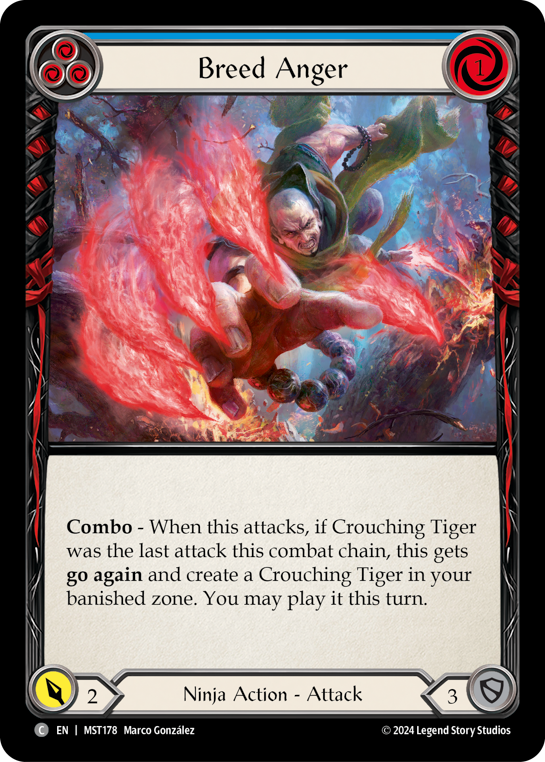 Breed Anger (Blue) | Common [Non Foil]