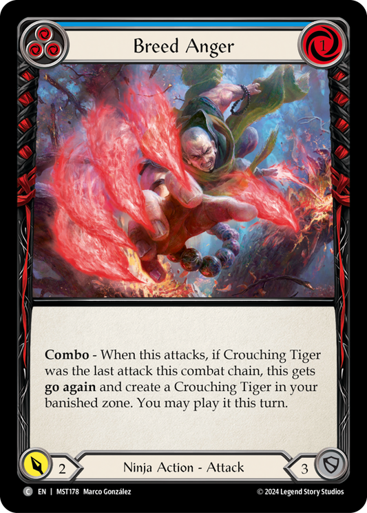 Breed Anger (Blue) | Common [Non Foil]