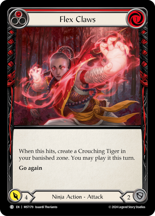 Flex Claws (Red) | Common [Non Foil]