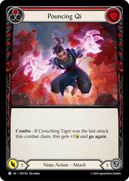 Pouncing Qi (Red) | Common [Non Foil]