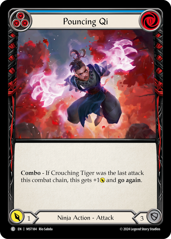 Pouncing Qi (Blue) | Common [Non Foil]
