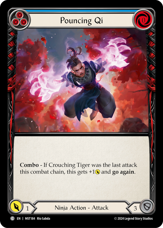 Pouncing Qi (Blue) | Common [Non Foil]