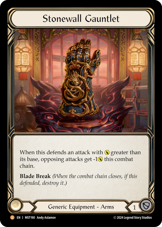 Stonewall Gauntlet | Legendary [Cold Foil]