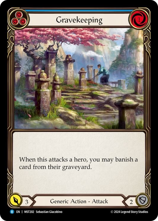Gravekeeping (Blue) | Rare [Non Foil]