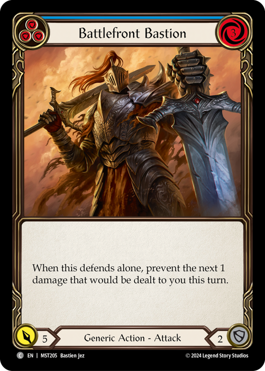 Battlefront Bastion (Blue) | Common [Non Foil]