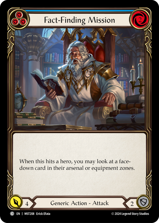Fact-Finding Mission (Blue) | Common [Non Foil]