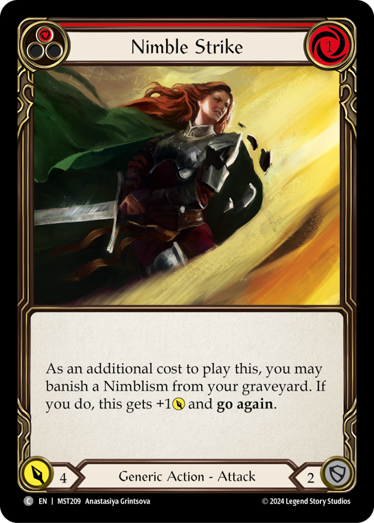 Nimble Strike (Red) | Common [Non Foil]