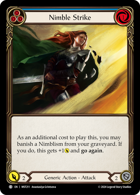 Nimble Strike (Blue) | Common [Non Foil]